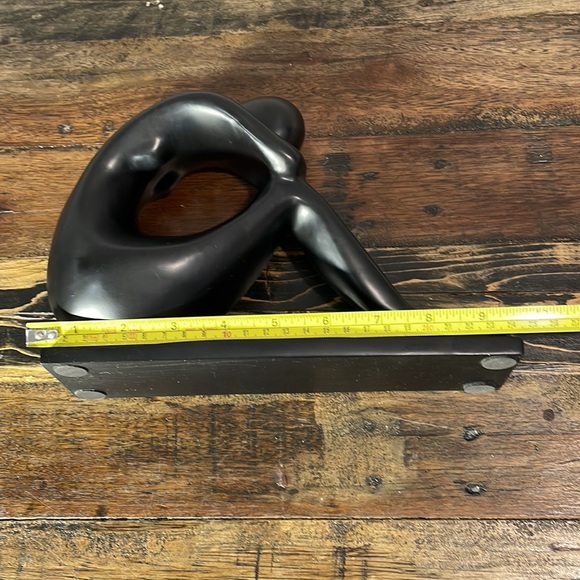 Woman figurine heavy stone piece - likely soapstone - Picture 7 of 15